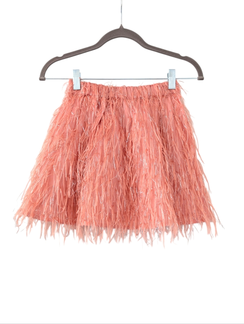 NWT Crewcuts Collection tinsel skirt with Lurex® metallic threads Size 8 Pink
